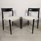 Scandinavian Black Lacquered Dining Chairs by Niels Otto Møller, 1950s, Set of 4, Image 8
