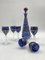 Moutblown Liqueur Carafe and Glasses with Nazar Eyes, Set of 7 3