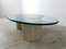 Travertine and Glass Coffee Table, Italy, 1970s 8