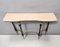 Vintage Ebonized Beech Console Table with Portuguese Pink Marble Top, 1950s, Image 6