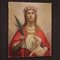 Santa Inés, de principios del siglo XX, óleo sobre lienzo, Imagen 12