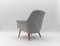 Fauteuils Mid-Century en Tissu Teddy, 1950s, Set de 2 21