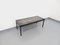 Vintage Coffee Table in Black Metal and Ceramic, 1970s 11