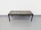 Vintage Coffee Table in Black Metal and Ceramic, 1970s 1