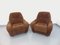 Fauteuils Vintage en Velours, 1970s, Set de 2 9