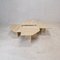 Italian Travertine Coffee or Side Tables, 1990s, Set of 4 4