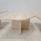 Italian Travertine Coffee or Side Tables, 1990s, Set of 4 7