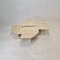 Italian Travertine Coffee or Side Tables, 1990s, Set of 4 1