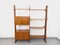 Vintage Bibliothek aus Teak & Schwarzem Metall, 1960er 15