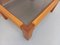 Vintage Pine and Smoked Glass Coffee Table, 1970s 12