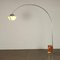 Vintage Arched Floor Lamp in Steel & Marble, Italy, 1960s, Image 1