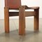 Vintage Monk Dining Chairs by A. & T. Scarpa for Molteni, Set of 4, Image 5