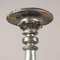 Carved Wood & Silver Candleholder 3