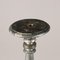 Carved Wood & Silver Candleholder 9