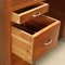 Vintage Schrank mit Fach aus Eichenfurnier, 1950er 5