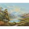Wendy Reeves, Loch in the Scottish Highlands, 1985, Oil Painting, Framed, Image 6