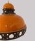 Lampade a sospensione in ceramica smaltata arancione, Germania, anni '70, set di 4, Immagine 10