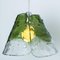 Green Flower Pendant Light attributed to Carlo Nason, 1960s 13