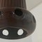 Lámparas colgantes de cerámica esmaltada marrón, Alemania, años 70. Juego de 3, Imagen 6