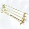 Art Deco Bauhaus Modernist Coat Rack in Brass, 1930s 2