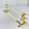 Art Deco Bauhaus Modernist Coat Rack in Brass, 1930s 5