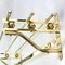 Art Deco Bauhaus Modernist Coat Rack in Brass, 1930s 7