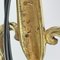 Lámpara de araña Art Déco de bronce atribuida a Muller Fres & Petitot, años 30, Imagen 5