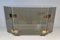 Smoked Glass and Brass Trifold Fireguard, 1970s 2