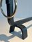 Wrought Iron & Brass Andirons in the style of Jacques Adnet, 1970s, Set of 2, Image 11