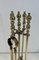 Neoclassical Brass Fire Tools, 1970s, Set of 5 4