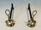 Neoclassical Style Bronze Andirons, 1960s, Set of 2 6