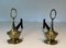 Neoclassical Style Bronze Andirons, 1960s, Set of 2, Image 5