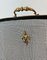Neoclassical Style Firescreen in Steel, Brass and Wire Mesh with Lily Flower Decoration 6
