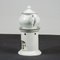 White Ceramic Teapot with Base and Candleholder by Richard Ginori, Set of 3 5