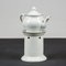 White Ceramic Teapot with Base and Candleholder by Richard Ginori, Set of 3, Image 3