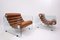 Hyaline Lounge Chairs in Cognac Leather attributed to Fabio Lenci, Italy, 1967, Set of 2 7