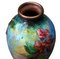 Vase à Décor Floral en Émail par Camille Fauré, Limoges 7