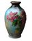 Emaillierte Vase mit Blumendekor von Camille Fauré, Limoges 2