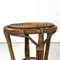 Tabourets de Bar Mid-Century Ronds Modernes en Rotin, Italie, 1960s, Set de 4 7