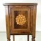 Antique Italian Wooden Bedside Tables with Inlaid Floral Decorations, 1750s, Set of 2 18