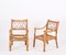 Mid-Century Armchairs in Bamboo and Rattan from Vivai del Sud, Italy, 1970s, Set of 2, Image 3