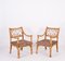 Mid-Century Armchairs in Bamboo and Rattan from Vivai del Sud, Italy, 1970s, Set of 2 9