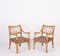 Mid-Century Armchairs in Bamboo and Rattan from Vivai del Sud, Italy, 1970s, Set of 2, Image 9