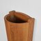 Wall Umbrella Stand in Oak by Guillerme et Chambron, 1950s 4