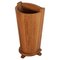 Wall Umbrella Stand in Oak by Guillerme et Chambron, 1950s, Image 1