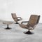 F152 Lounge Chairs with Ottoman attributed to Geoffrey Harcourt for Artifort, 1975, Set of 3, Image 3