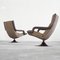 F152 Lounge Chairs with Ottoman attributed to Geoffrey Harcourt for Artifort, 1975, Set of 3 14