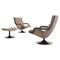 F152 Lounge Chairs with Ottoman attributed to Geoffrey Harcourt for Artifort, 1975, Set of 3, Image 1