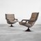 F152 Lounge Chairs with Ottoman attributed to Geoffrey Harcourt for Artifort, 1975, Set of 3 17