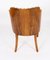 Art Deco Burr Walnut Dining Table and Cloud Back Chairs, 1920s, Set of 9, Image 19
